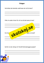 Kemiska reaktioner i vardagen - Årskurs 4 - 6