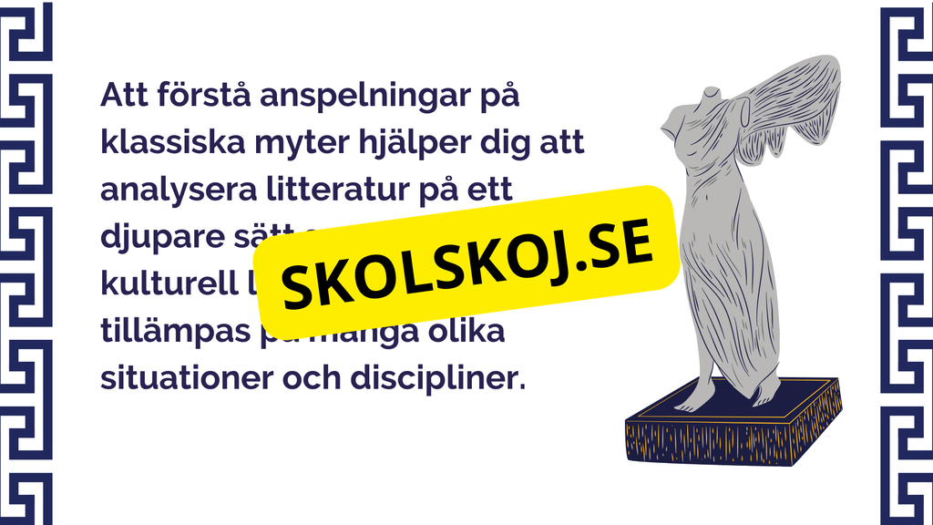 Klassisk mytologi - Vanliga litterära anspelningar
