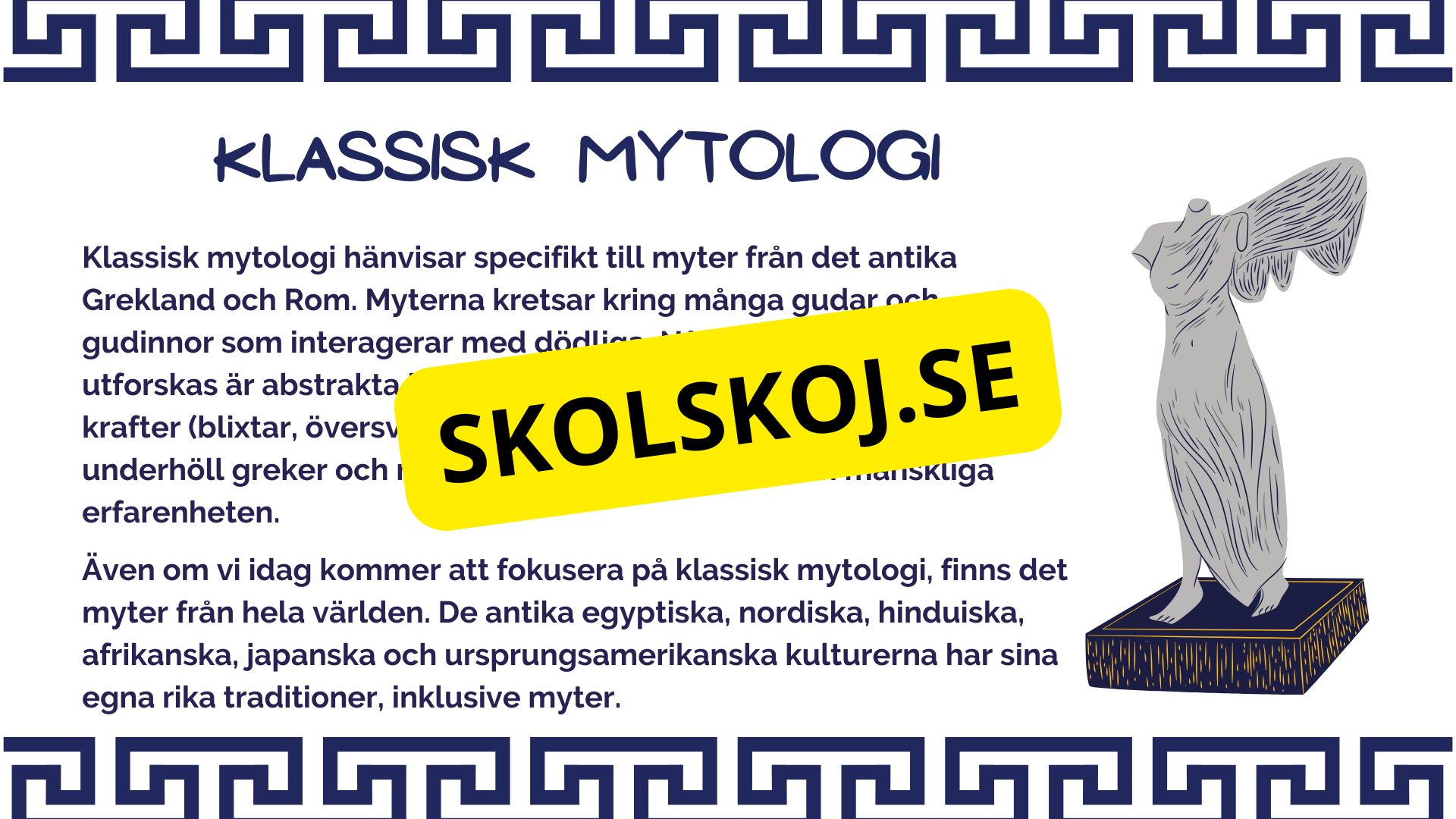 Klassisk mytologi - Vanliga litterära anspelningar