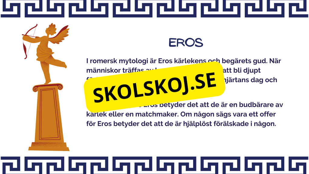 Klassisk mytologi - Vanliga litterära anspelningar