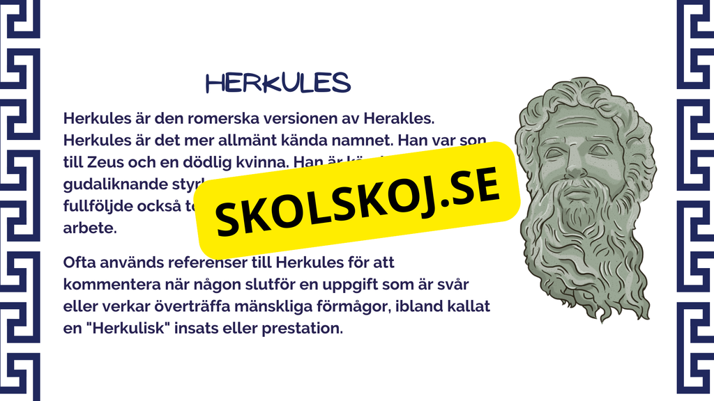 Klassisk mytologi - Vanliga litterära anspelningar