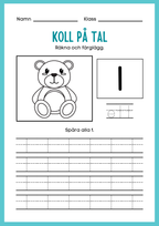 Koll på tal 1 - 10 del 1