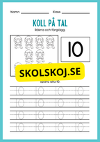 Koll på tal 1 - 10 del 1