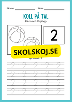 Koll på tal 1 - 10 del 1