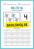 Koll på tal 1 - 10 del 1