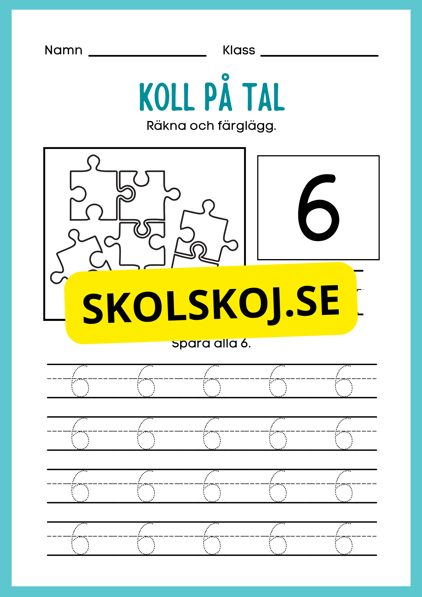 Koll på tal 1 - 10 del 1
