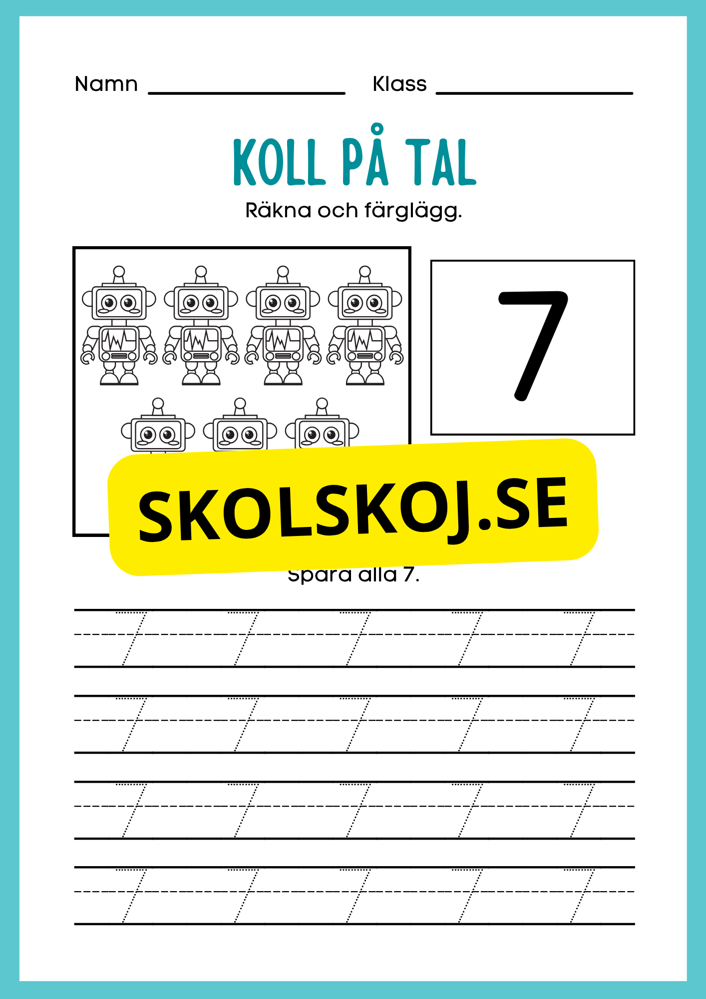 Koll på tal 1 - 10 del 1
