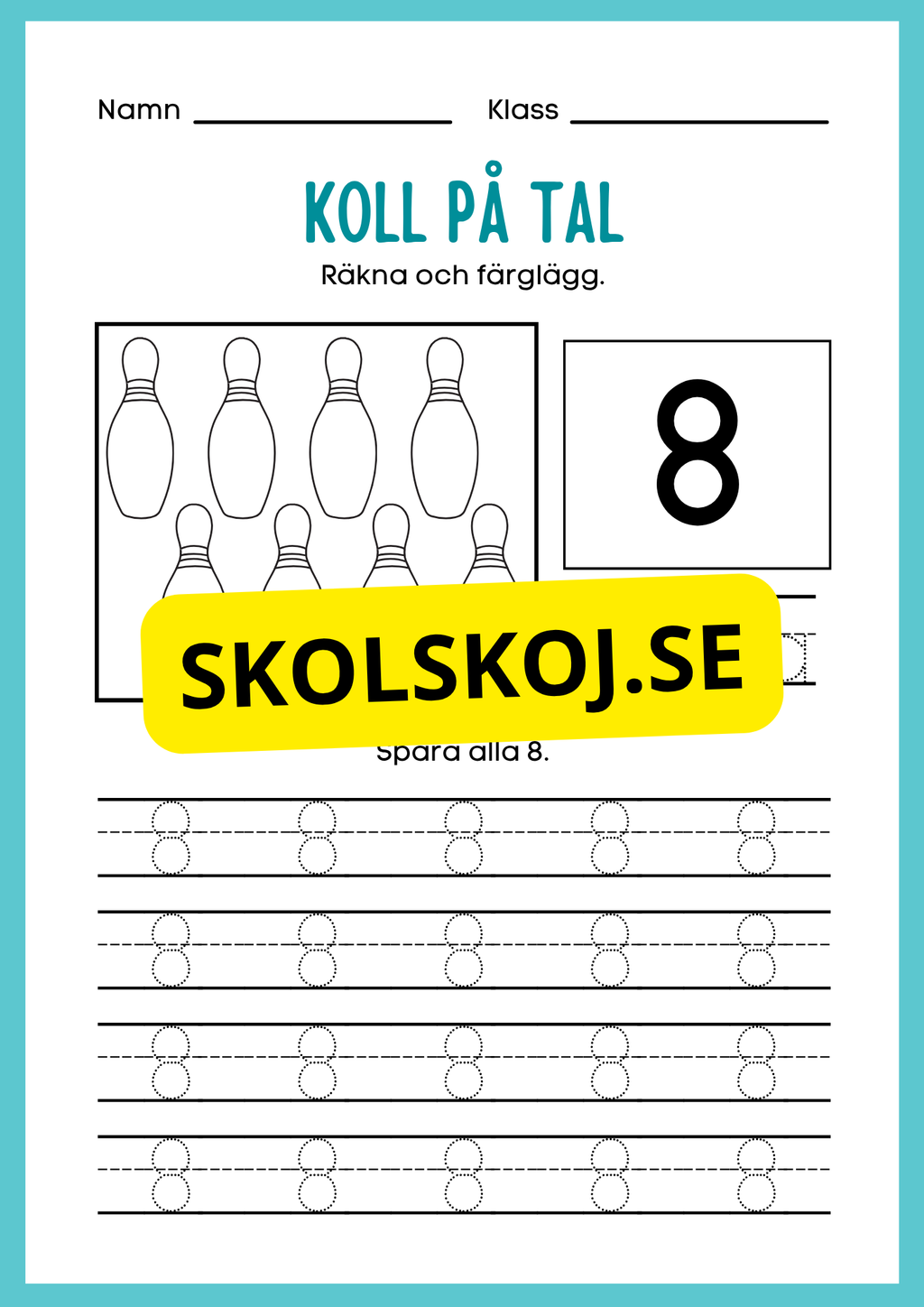 Koll på tal 1 - 10 del 1