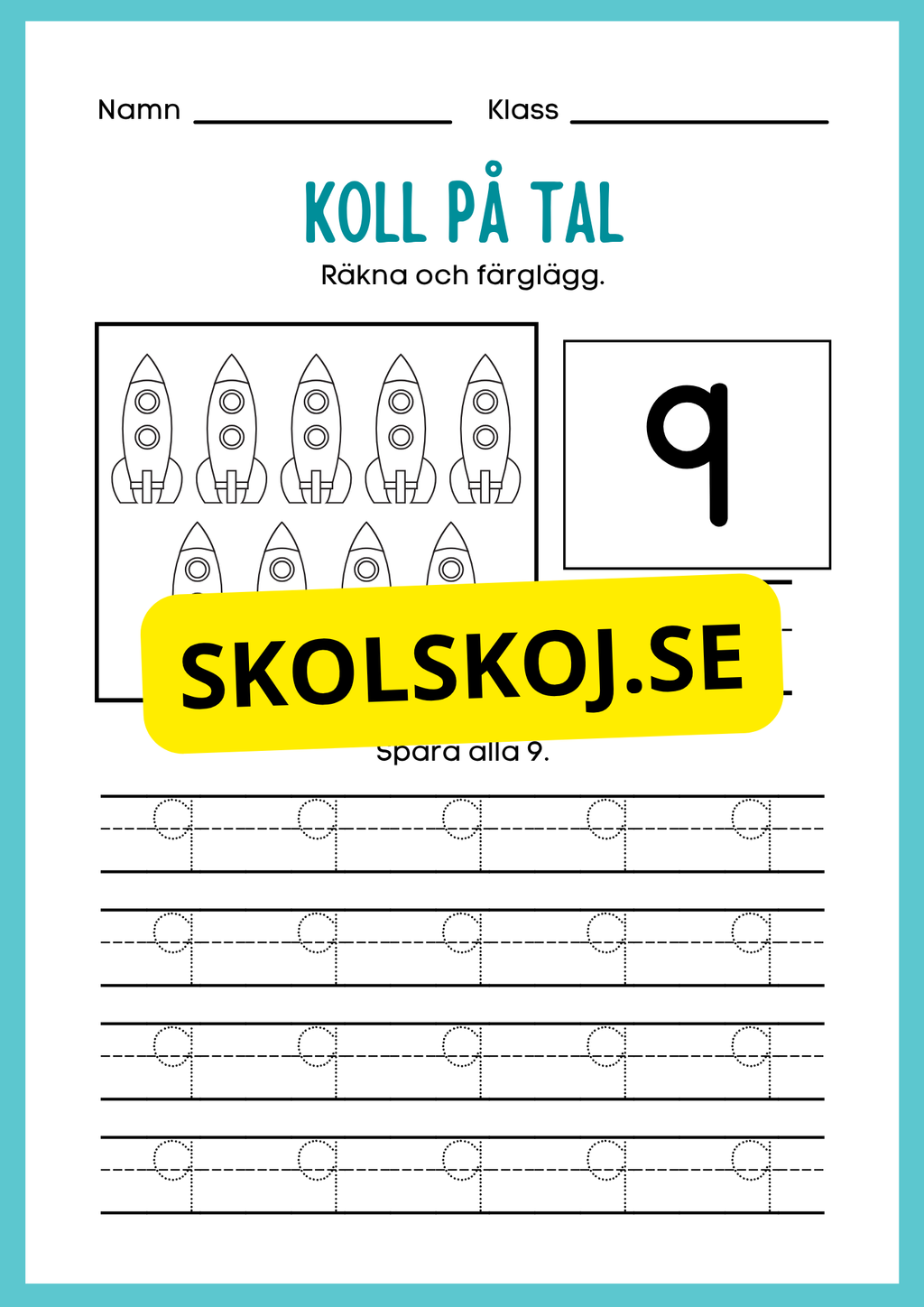 Koll på tal 1 - 10 del 1