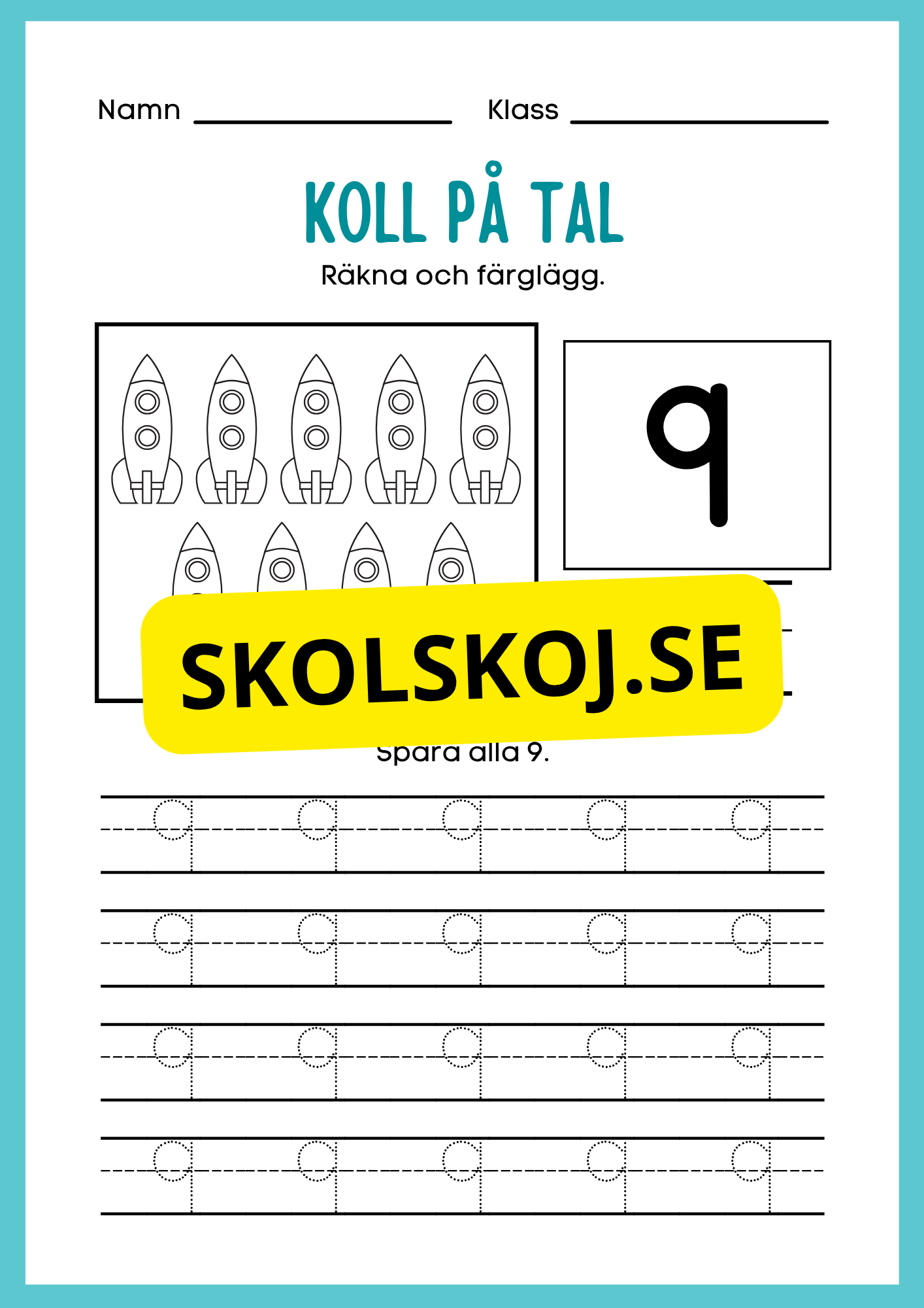 Koll på tal 1 - 10 del 1