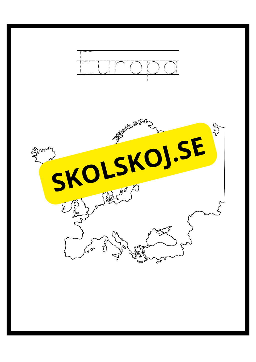 Kontinenter - Målarbok