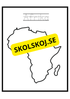 Kontinenter - Målarbok