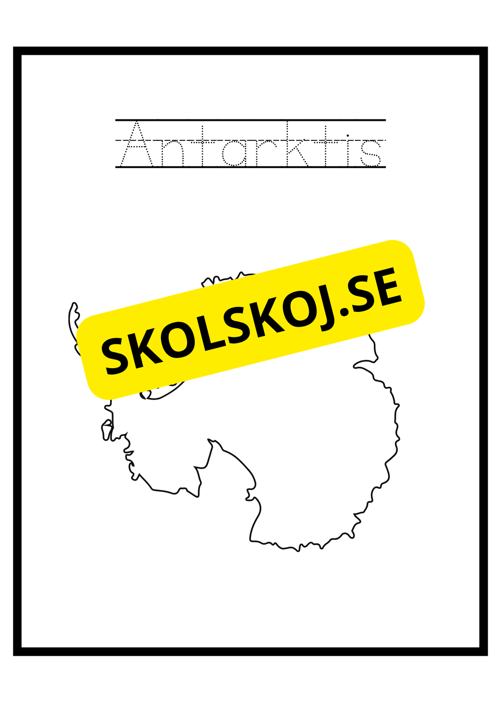 Kontinenter - Målarbok