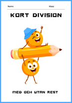 Kort division - Med och utan rest - Årskurs 4