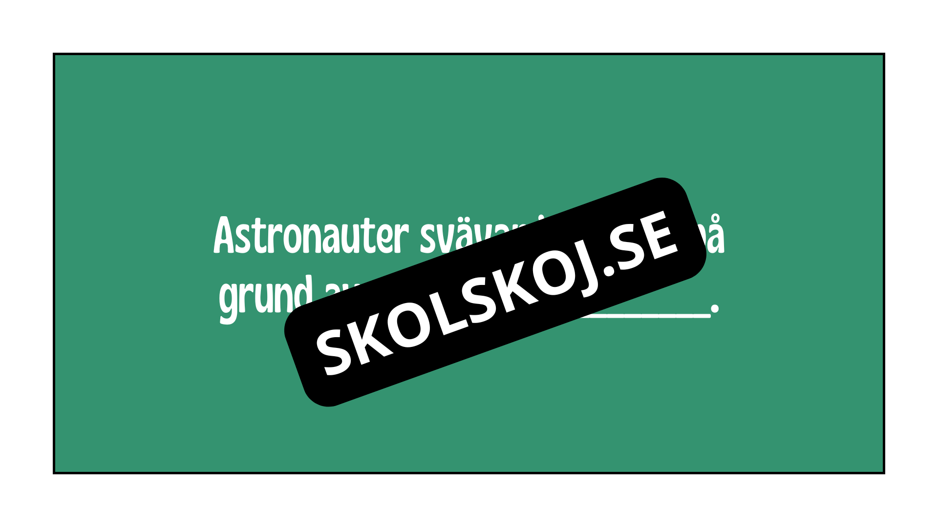 Kort fakta om gravitation