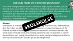 Kort fakta om gravitation