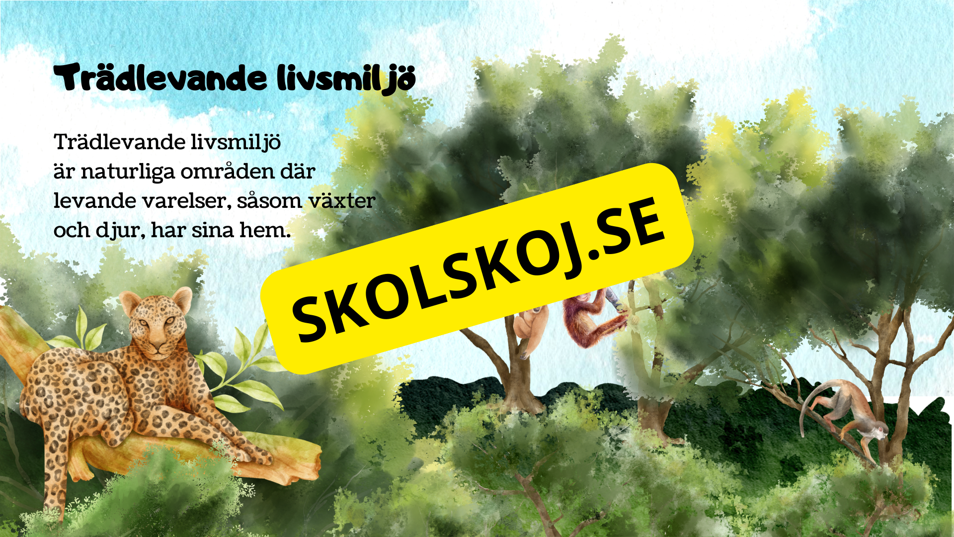 Kort fakta om livsmiljöer