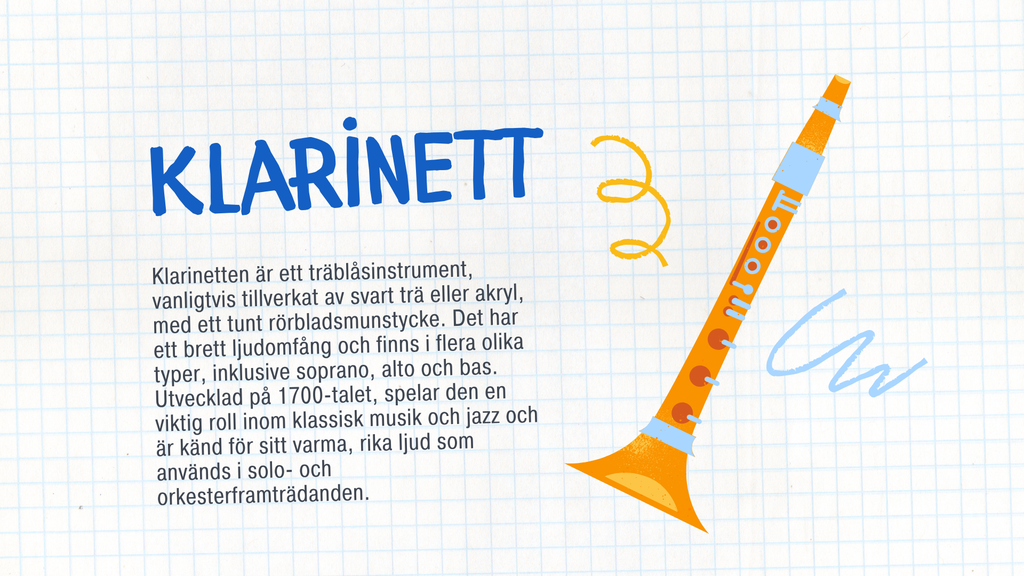 Kort fakta om musikinstrument