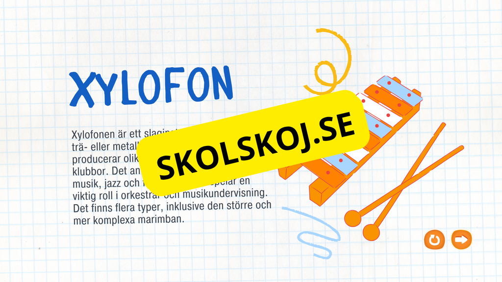 Kort fakta om musikinstrument