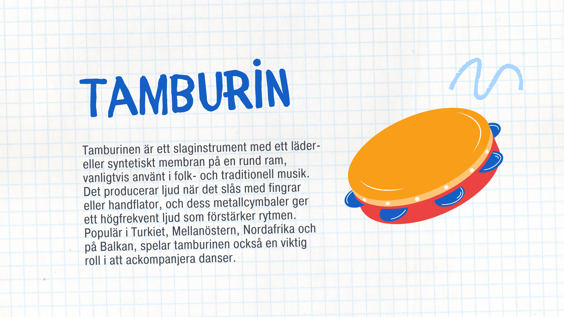 Kort fakta om musikinstrument