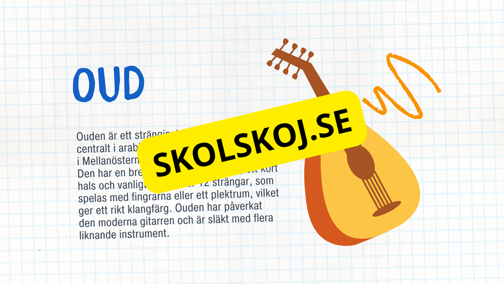 Kort fakta om musikinstrument