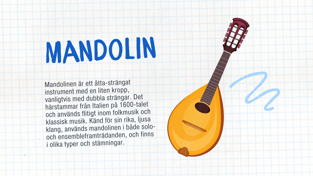 Kort fakta om musikinstrument