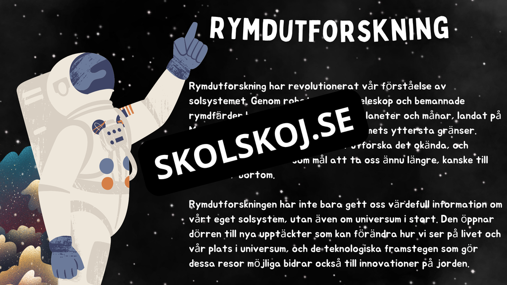 Kort fakta om solsystemet - Årskurs 3 - 6