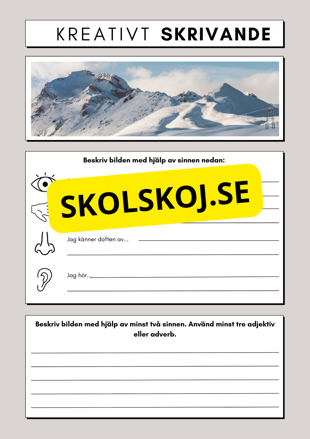 Kreativt skrivande - Häfte