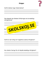 Lag och rätt - Årskurs 4 - 6