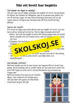 Lag och rätt - Årskurs 4 - 6