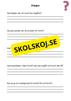 Lag och rätt - Årskurs 4 - 6