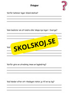 Lag och rätt - Årskurs 4 - 6