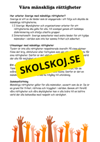 Lag och rätt - Årskurs 4 - 6