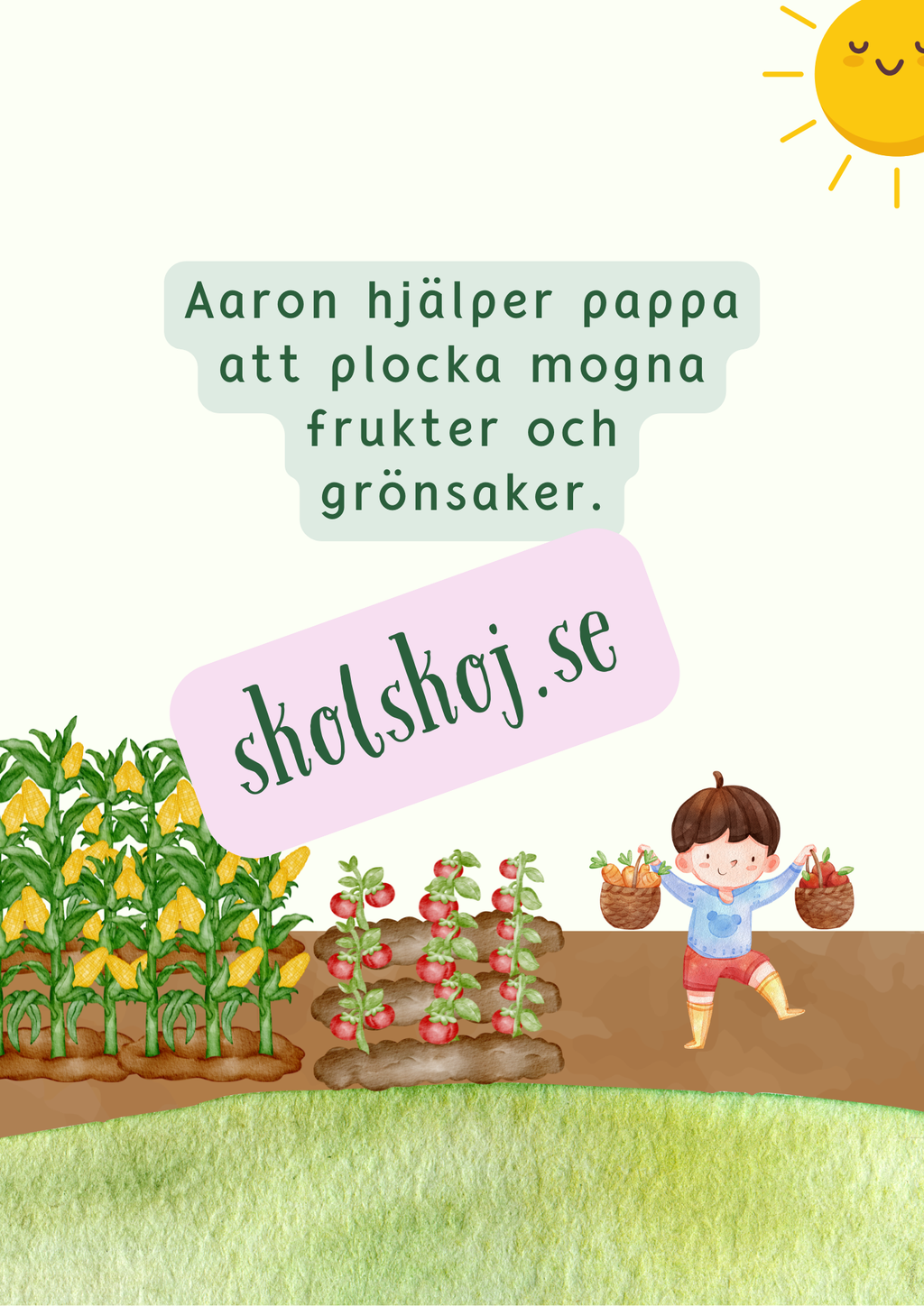 Vår trädgårdsäventyr - Läsförståelse + frågor