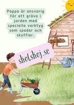 Vår trädgårdsäventyr - Läsförståelse + frågor