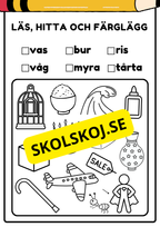 Läs, hitta och färglägg