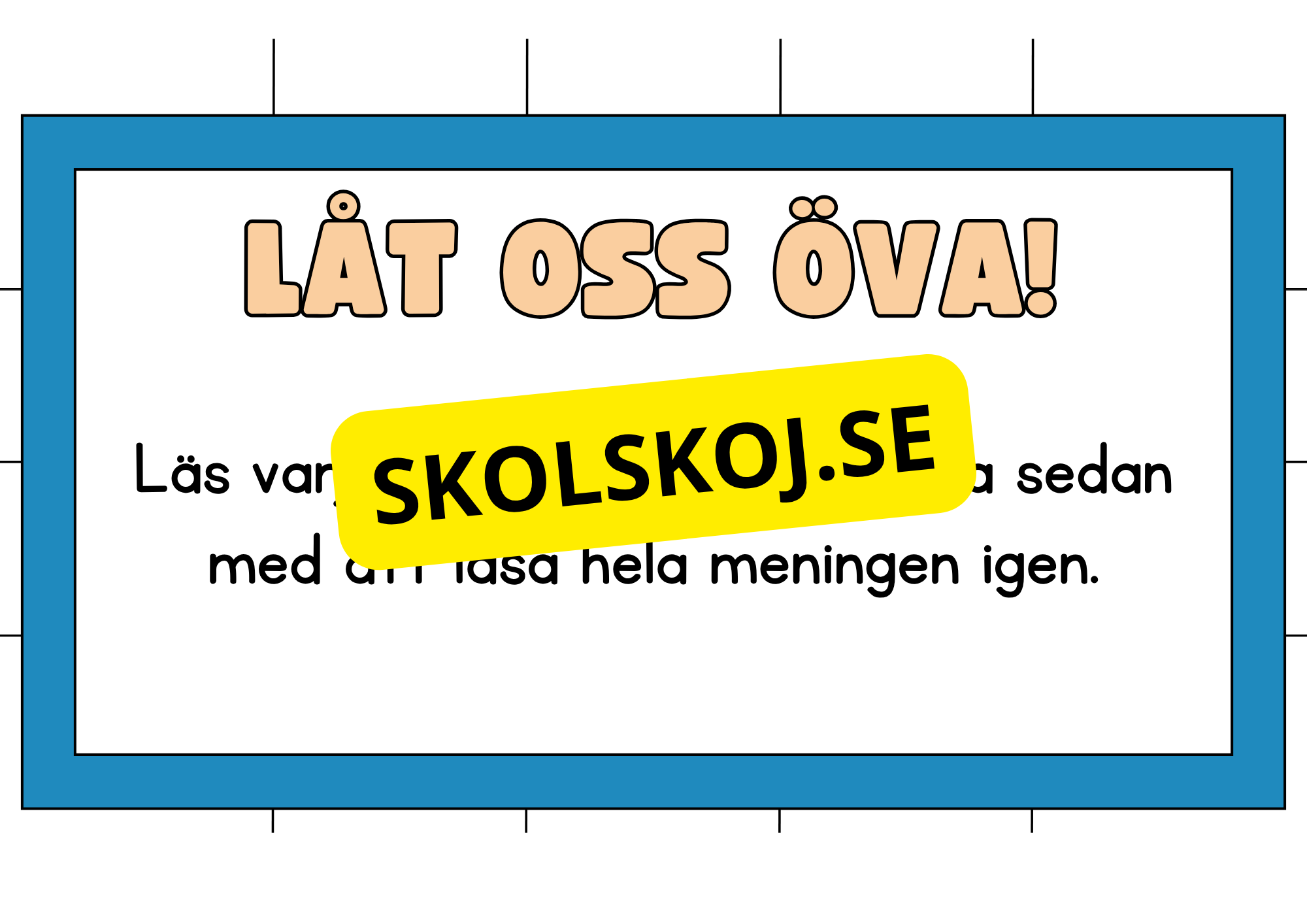 Läsflyt (32 sidor)