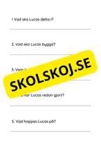 Läsförståelse - Enkel - Årskurs 2 - 3