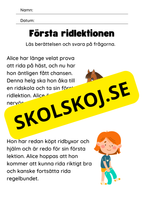 Läsförståelse - Enkel - Årskurs 2 - 3