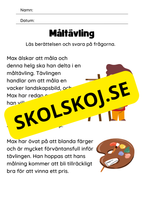 Läsförståelse - Enkel - Årskurs 2 - 3