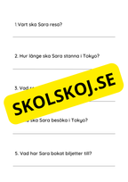 Läsförståelse - Enkel - Årskurs 2 - 3