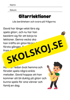 Läsförståelse - Enkel - Årskurs 2 - 3