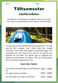 Läsförståelse - Årskurs 3