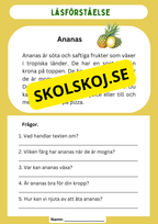 Läsförståelse - Frukter