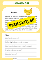 Läsförståelse - Frukter