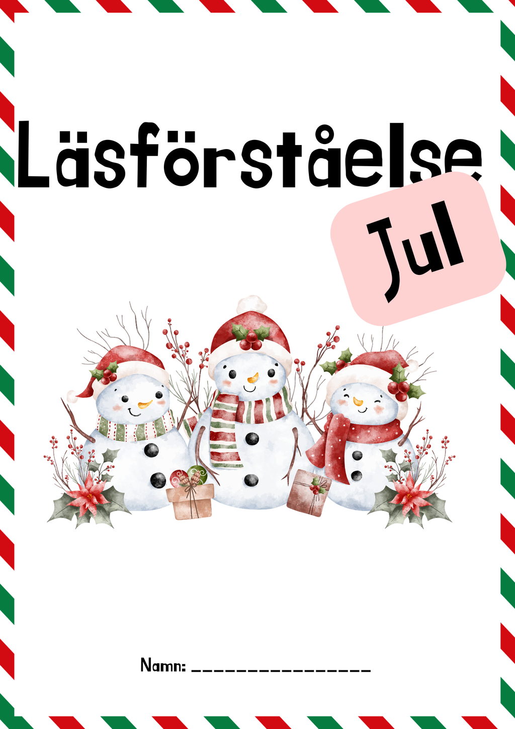 Läsförståelse - Jul (27 sidor)