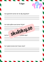 Läsförståelse - Jul (27 sidor)