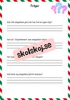 Läsförståelse - Jul (27 sidor)