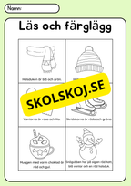 Läs och färglägg