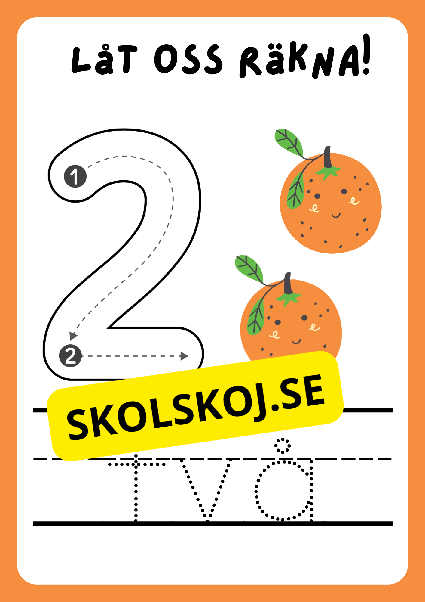 Låt oss räkna - 1 - 10
